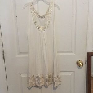 White cocktail dress